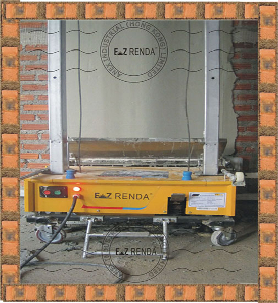Cement Mortar Wall Render Machine Portable 4mm - 30mm Thick 2.2Kw / 220V