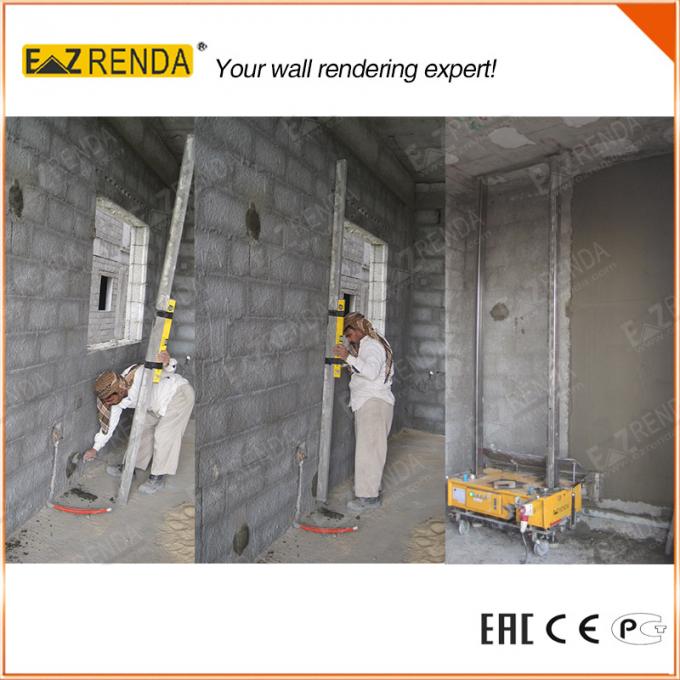 Render Brick Block Wall Plastering Rendering Machine  Tools Thickness 4mm-30mm