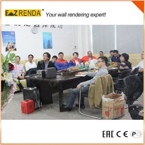 Annual meeting of EZ RENDA,summarize about rendering machine and mini mixer robot