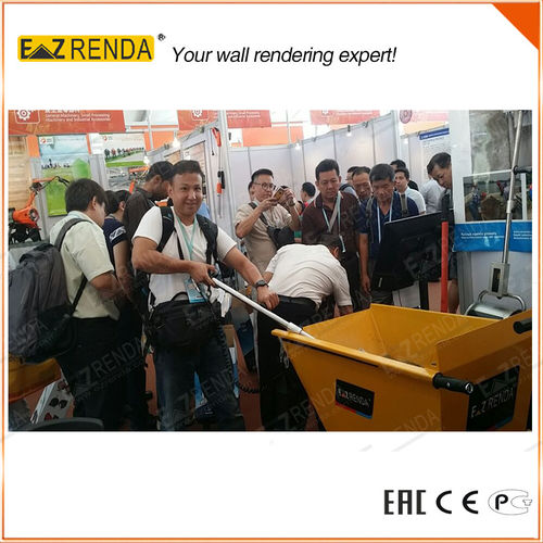 EZ RENDA Show New Invention-Construction Machine  On 120th Canton Fair