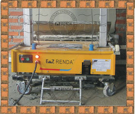 China Electrical Concrete Plaster Machine Automatic For Cement Block Wall supplier