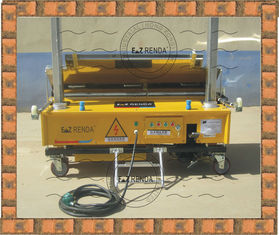 China Electronic Gypsum Plaster Machine for Brick Mortar Wall Automatic 90 m² / h supplier