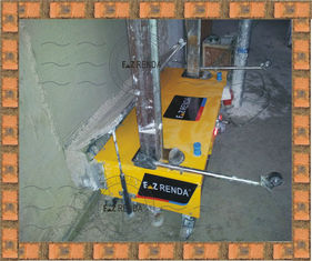 China Automatic Cement Plastering Machine 2.2Kw For External Mortar Wall supplier