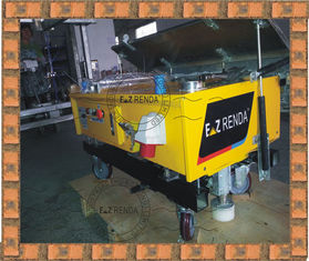 Full Automatic Rendering Machine Single Phase For Cement Mortar Wall China Supply Yellow Red