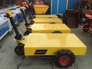 China Convenient Electric Trolley Pallet With Battery , Mobile Construction Tool Trolley supplier