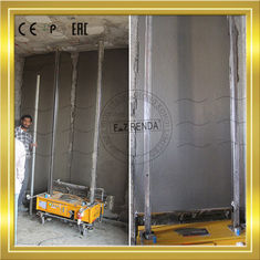 China Ez renda Auto Rendering Machine With Steel Chain Positioning Tool plastering supplier