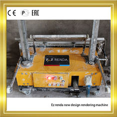 Remote Controller Cement Rendering Machine , Gypsum Mortar Render Plaster Machine