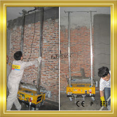 Power 0.75KW / 220V / 50HZ Cement Mortar Plastering Machine For Brick Wall