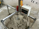 China High Speed Portable Mortar Mixer On Ground For Gypsum Lime Clay 450RPM factory