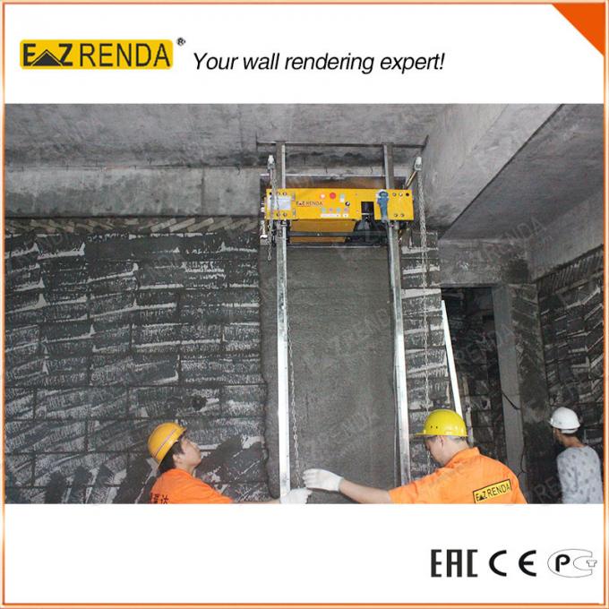 Construction Equipment Wall Concrete Plastering Machine High Efficiency 1M length