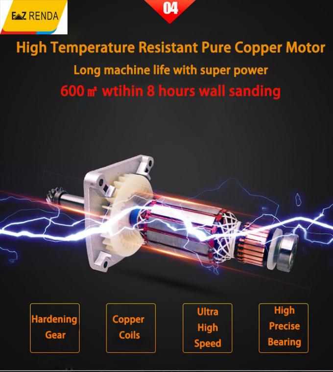 Variable Speed Dry Wall Grinding Machine Self - Contained LED Lighting 360 Degree