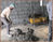 Plaster Rendering Machine for Gypsum Wall 1200mm Plastering Trowel supplier